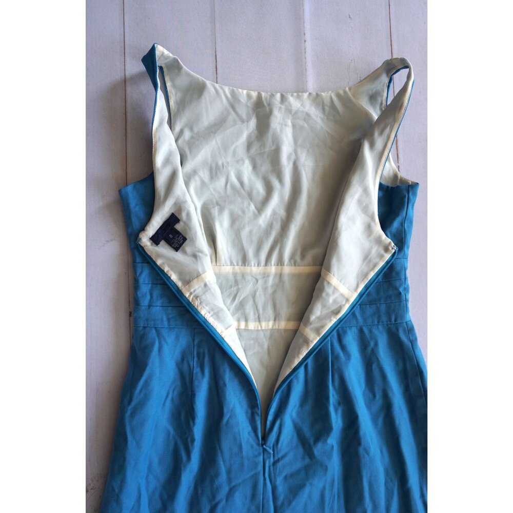 J.Crew Women Blue Sheath Dress – Size 8 - Picture 5 of 6